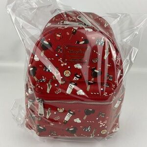 2021 Disney Parks Christmas Loungefly Happy Holidays Snacks Treats Food Backpack